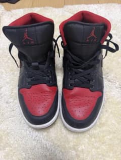 NIKE AIR JORDAN スニーカー ブラック レッドのサムネイル