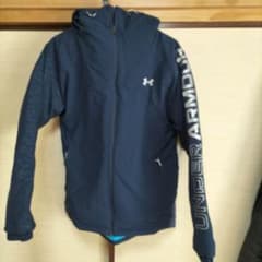 UNDER ARMOUR フード付きネイビーブルゾンのサムネイル