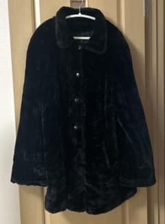 nihil noah 古着 SPコート ファーコート 黒 - メルカリ