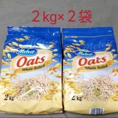 オートミール 2kg×2袋 ロールドオーツ - メルカリ
