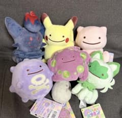即日発送】へんしん！メタモン ぬいぐるみ 6種セット ポケモンセンター