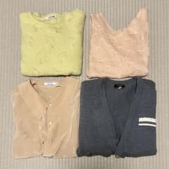 春色 Lui Chantant4点セット 透かし編みニット等