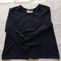 Megere ネイビー ニット バックレース 長袖のサムネイル