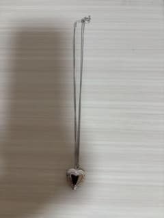 ハート ロケットペンダント ネックレス シルバーカラーのサムネイル