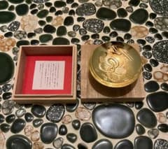 巳年 記念杯 24KGP 蛇 縁起物 木箱入のサムネイル