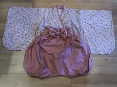 花柄和装セット コットン素材　ひな祭りのサムネイル