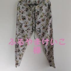 カジュアル パンツ レディース XL GU 花柄のサムネイル