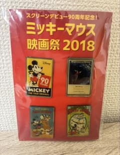 미키 마우스 영화제 2018 핀 배지 세트