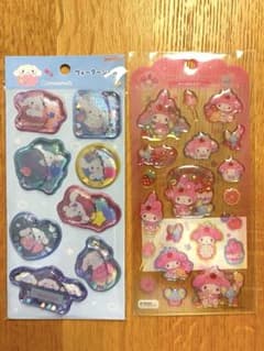 シナモロール ウォーターシール マイメロディー　ドロップジュエリーシールのサムネイル