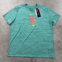Nike MLB San Diego Padres Tシャツ　L ミント Nike MLB San Diego Padres Tシャツ L ミント - メルカリ