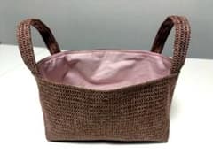 ハンドメイド　布バスケット(s)小物入れのサムネイル