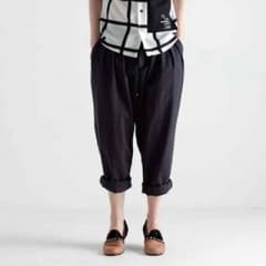 SHAREEF テーパードスラックス black size2のサムネイル