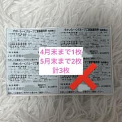 すかいらーくご家族優待券 25%offのサムネイル