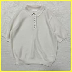 未使用級 Ballsey パールメッシュ コンビ ポロカラー プルオーバー 半袖 未使用級 Ballsey パールメッシュ コンビ ポロカラー プルオーバー