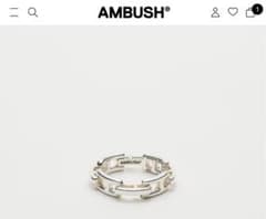 AMBUSH 925 A CHAIN RING XL シルバー - メルカリ