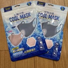 接触冷感 COOL MASK 3枚入✖️2袋 男女兼用 ピンクのみのサムネイル