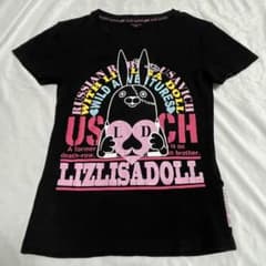 LIZ LISA doll ウサビッチ コラボ Tシャツ 黒 y2k ラメのサムネイル
