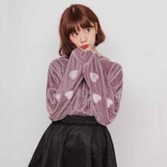 merry jenny ハートベロアトップスのサムネイル