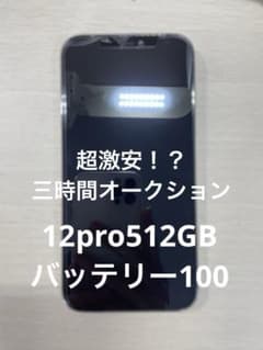 バッテリー100% iphone12pro 512gb グラファイト Apple iPhone 12 Pro グラファイト512GBバッテリー100% - メルカリ