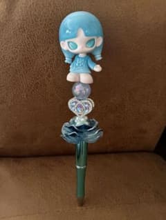 Echoes inn’s キャラクターフィギュア付きビーズペン ブルーのサムネイル