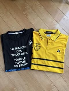 【美品】le coq sportif ポロシャツ&Tシャツ2枚セット　2XLのサムネイル