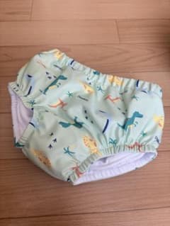 恐竜柄 ベビー水着 90cm 緑のサムネイル