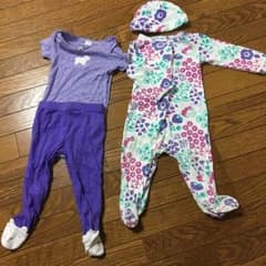 カーターズ 足付きロンパース4点セットのサムネイル