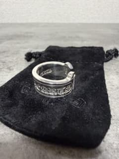 CHROME HEARTS スクロールラベルリング シルバーのサムネイル