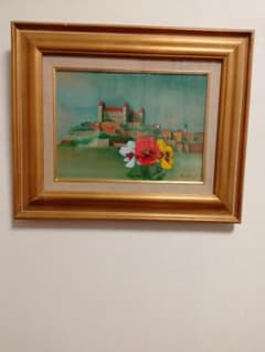 お部屋に1枚 油絵 岡田筆彦画伯 トレド風景 - メルカリ