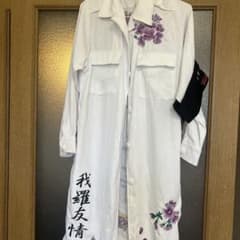 特攻服 コスプレ衣装 刺繍入り ホワイト、sugar ジュエルズハロウィンのサムネイル