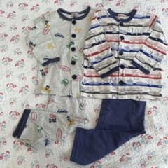 DOUBLE.B MIKI HOUSE パジャマ 90 2点セットのサムネイル