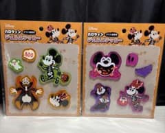 セリア　Disney ハロウィン ジェルステッカー 6種セットのサムネイル