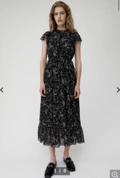moussy VINTAGE FLOWER CHIFFON ドレスのサムネイル