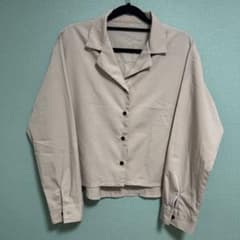 WEGO 開襟シャツ 長袖 ピンク Fサイズ