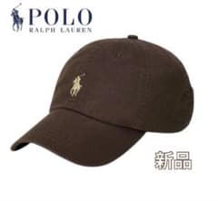 大人気☆即完売品】ラルフローレン キャップ 帽子 ブラウン 茶色 タグ
