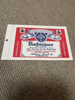 【当時もの】Budweiserステッカーのサムネイル
