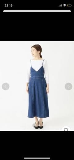 IENA  イエナ　20900円　レースアップデニムワンピース　38のサムネイル