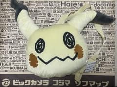 포켓몬스터의 미미큐 얼굴형 봉제인형 배낭 약 30cm