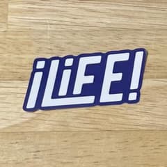 ゆ*ゆ様 iLiFE! MEGALiFE! iLiFE! ステッカー 青のサムネイル