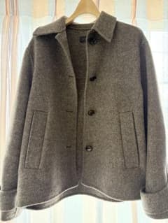 ZARA ウール混 ショートコート ブラウン系のサムネイル