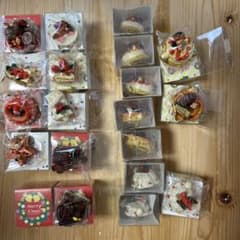 ケーキ ミニチュア　色々12種　計２０個セットのサムネイル