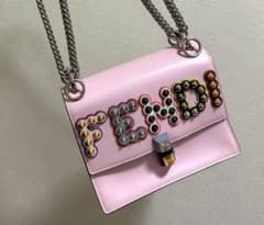 FENDI ミニキャナイ　フェンディ スタッズ ショルダーバッグのサムネイル
