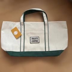 タリーズ　TULLY'S COFFEE 2025福袋　バッグ　グリーン　緑