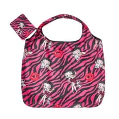 ひ*さ様 Betty Boop　ベティ・ブープ　エコバッグ　大容量　ゼブラ柄　ピ