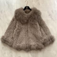 美品 グレースコンチネンタル ラビット フォックス リアルファー