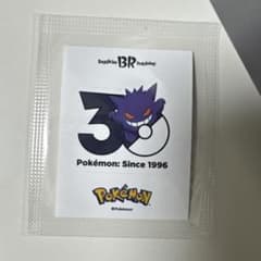 ポケモン　30周年　ゲンガー　韓国　ステッカー 韓国サーティワン限定 ポケモン30周年シール スティッカー ゲンガー