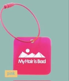 My Hair is Bad キーホルダー ピンクのサムネイル