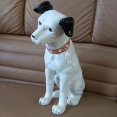 ビクター犬 陶器置物 25センチのサムネイル