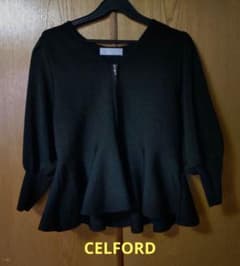 CELFORD セルフォード ペプラム カーディガンのサムネイル