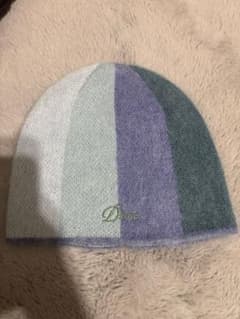 dime紫ビーニー ニット帽 ニットキャップ Dime/ダイム ビーニー Cursive Rib Beanie